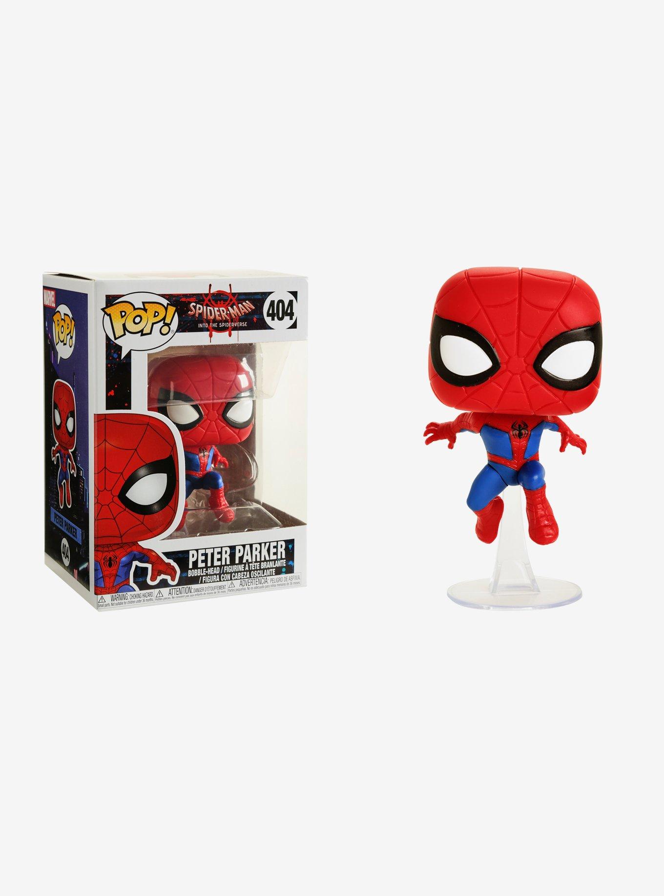 Funko Pop! Marvel Spider-Man Into The Spiderverse Peter Parker Vinyl Bobble-Head, , hi-res