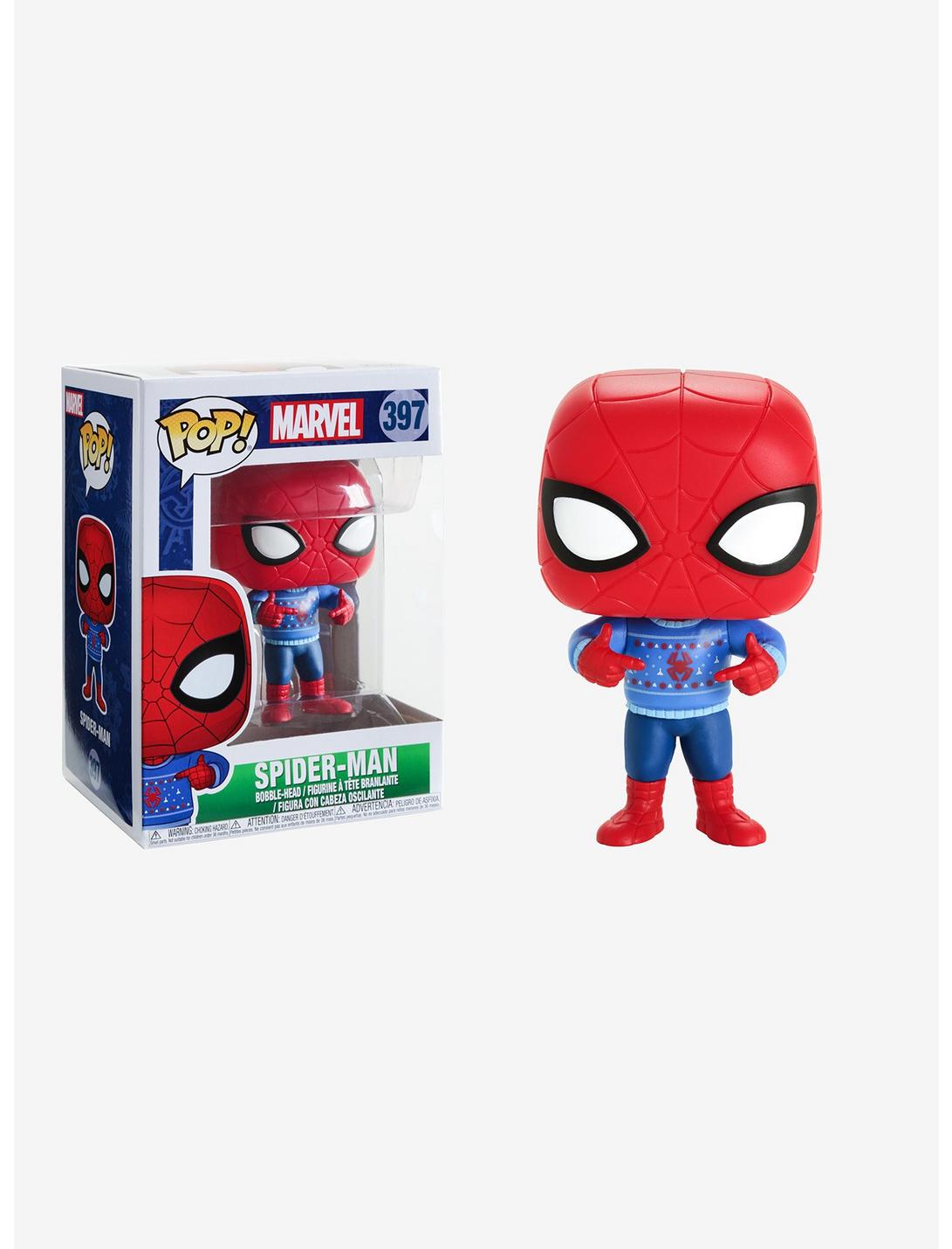 Funko Pop! Marvel Spider-Man Holiday Vinyl Bobble-Head, , hi-res