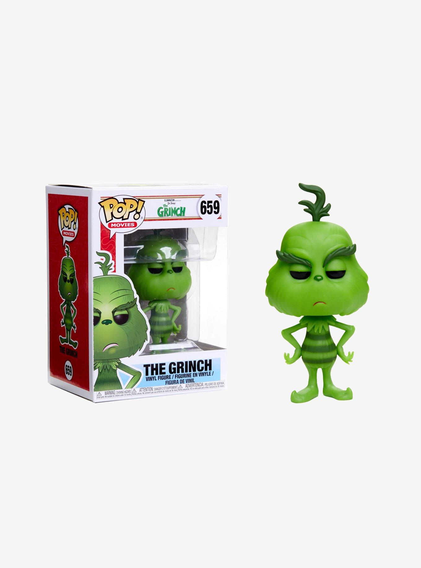 Funko Pop! Dr. Seuss How The Grinch Stole Christmas The Grinch Flocked  Vinyl Figure - BoxLunch Exclusive