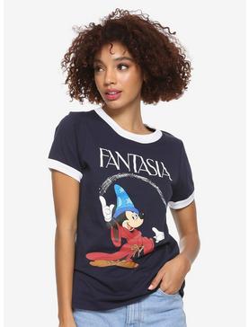 Disney Fantasia Poster Ringer Navy T-Shirt, , hi-res