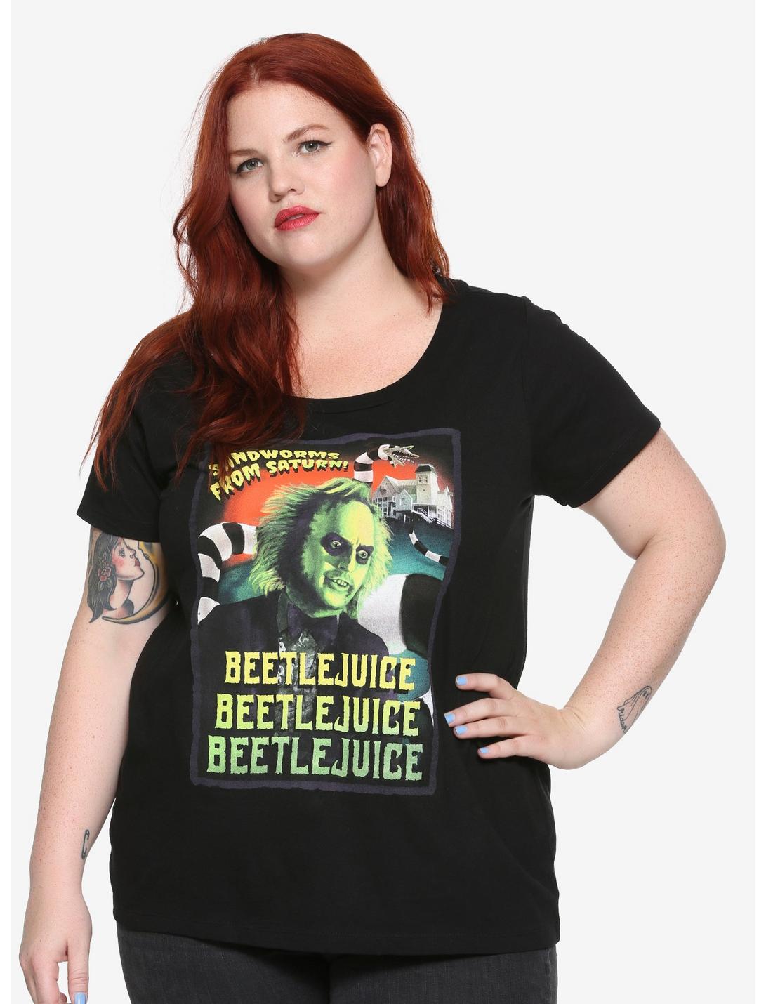 Beetlejuice Sandworms From Saturn Girls T-Shirt Plus Size, MULTICOLOR, hi-res