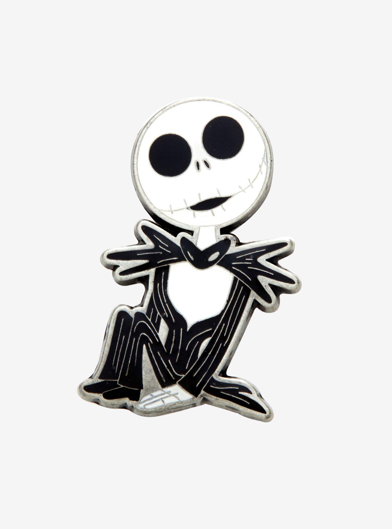 Loungefly The Nightmare Before Christmas Chibi Jack Skellington Enamel Pin, , hi-res