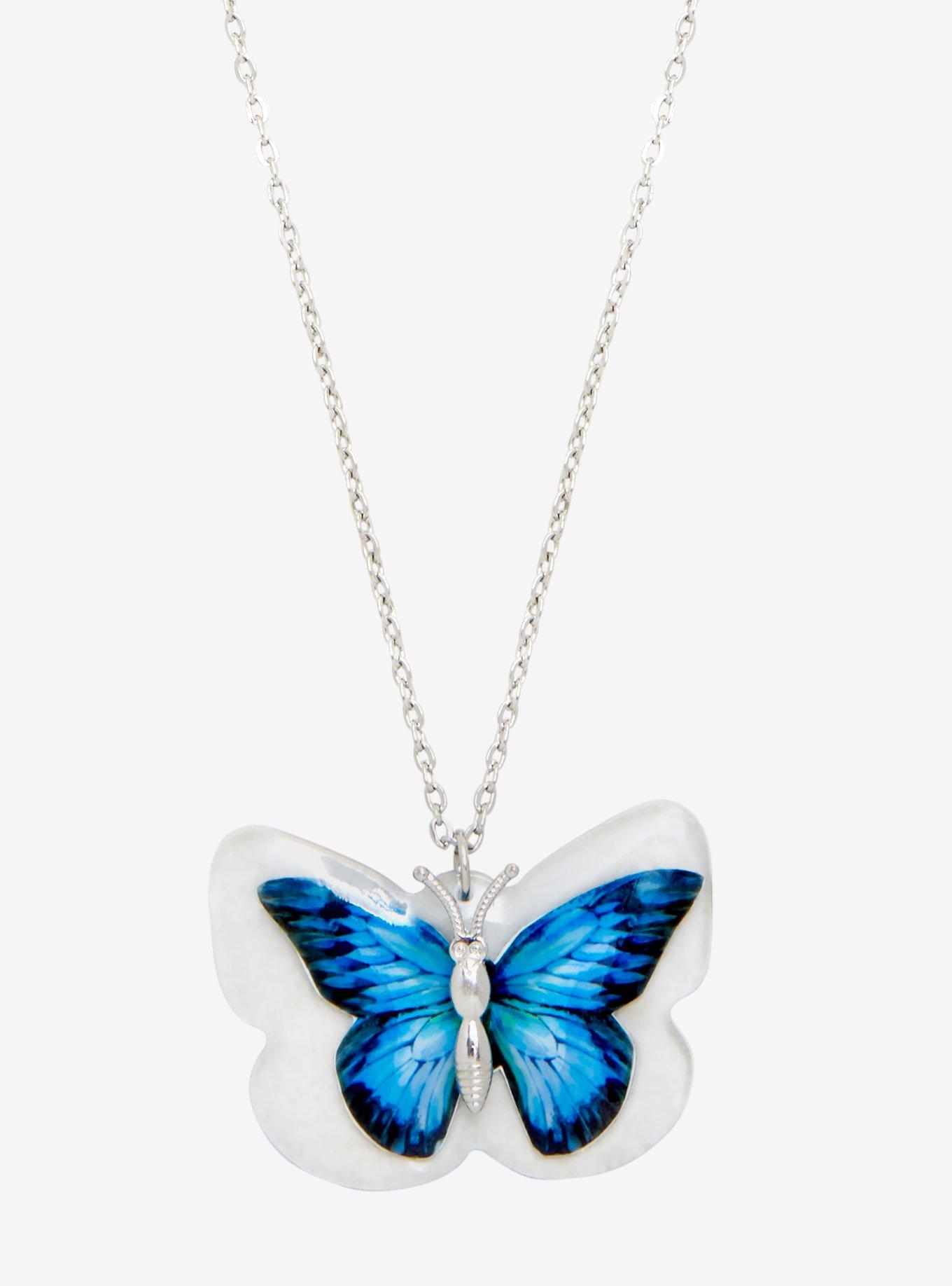 Glorious Butterfly Pendant Necklace, , hi-res