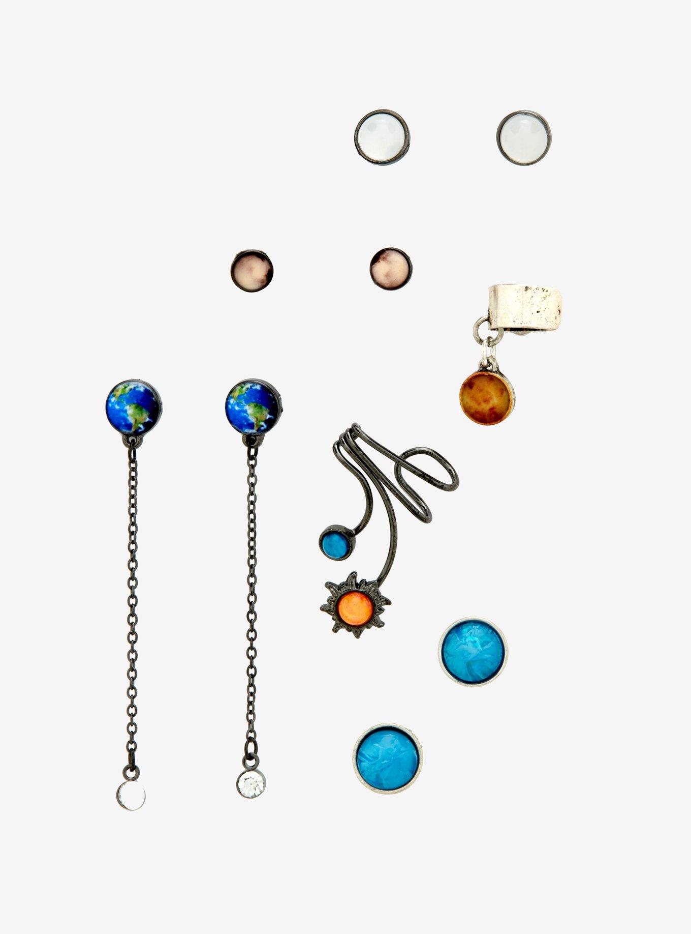 Party Planet Stud Earring Set, , hi-res
