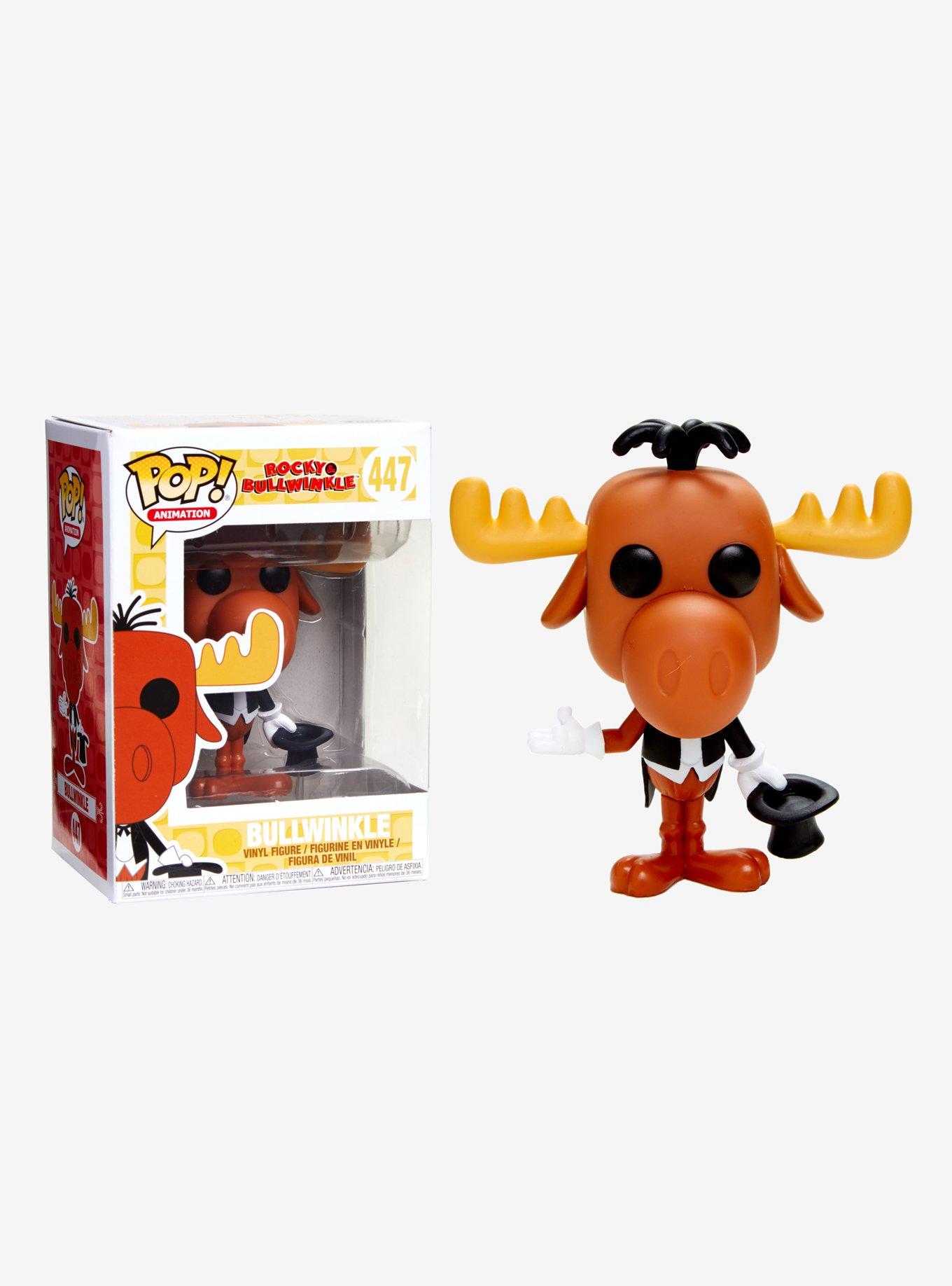 Funko Rocky & Bullwinkle Pop! Animation Bullwinkle Vinyl Figure, , hi-res