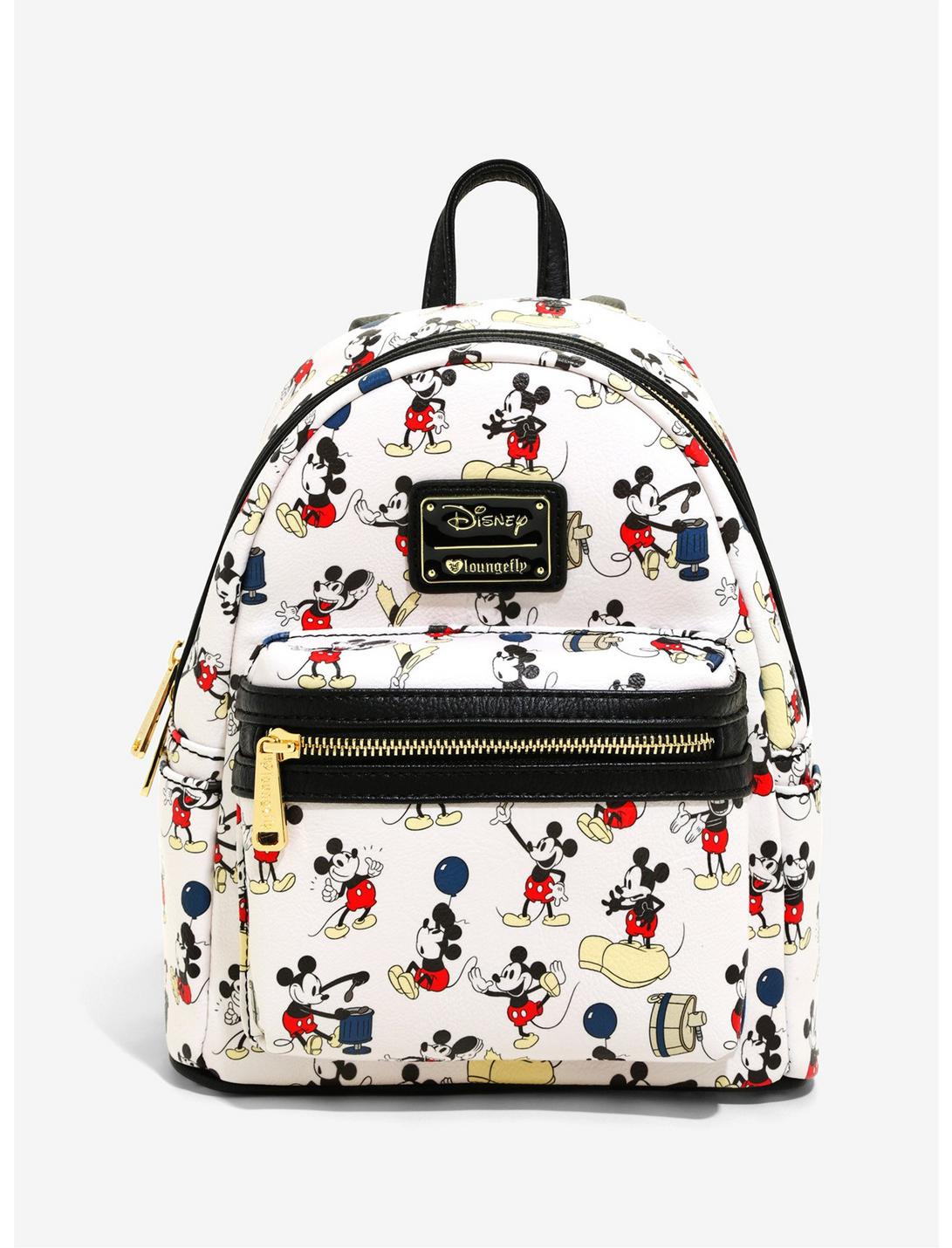 Loungefly Disney Mickey Mouse Allover Print Mini Backpack, , hi-res