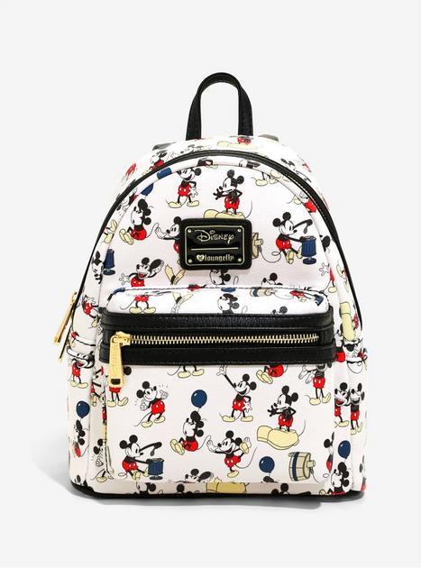 Loungefly Disney Mickey Mouse Signature Allover Print Mini