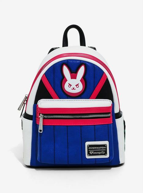 Loungefly Overwatch D.Va DVA Pink Mini Backpack Bag Cosplay OW OW2 BoxLunch