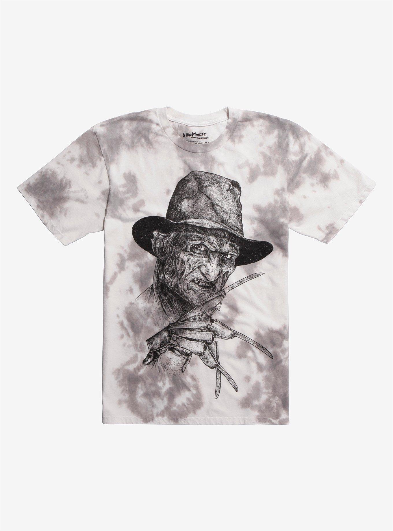 A Nightmare On Elm Street A Dream A Nightmare Wash T-Shirt Hot Topic Exclusive, GREY, hi-res