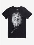 Friday The 13th Jason Portrait T-Shirt Hot Topic Exclusive, BLACK, hi-res