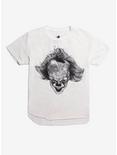 IT Pennywise Portrait T-Shirt Hot Topic Exclusive, WHITE, hi-res