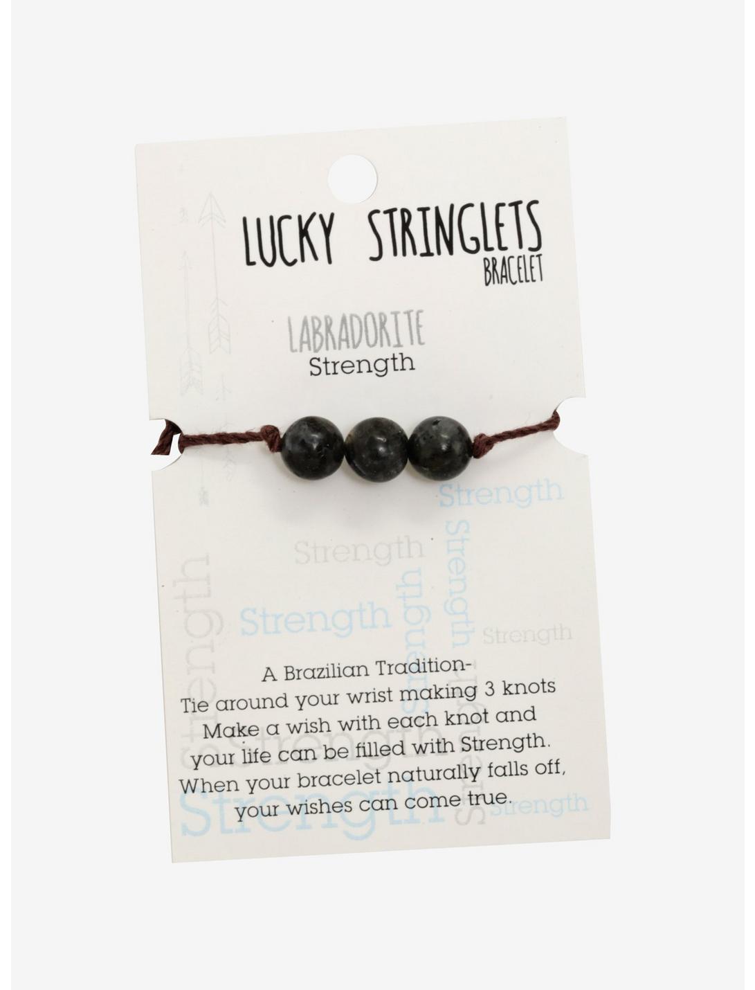 Labradorite Lucky String Bracelet - BoxLunch Exclusive, , hi-res