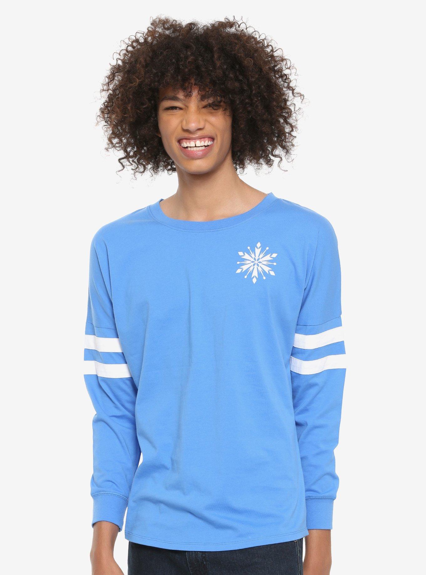 Disney Frozen Arendelle Hype Jersey - BoxLunch Exclusive, BLUE, hi-res