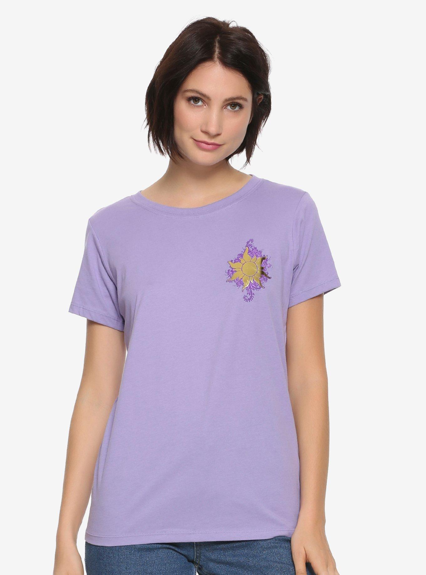 Disney Tangled Lavender Sun Womens T-Shirt - BoxLunch Exclusive | BoxLunch