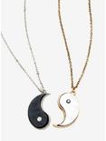 Yin-Yang Onyx & Opal Best Friend Necklace Set, , hi-res