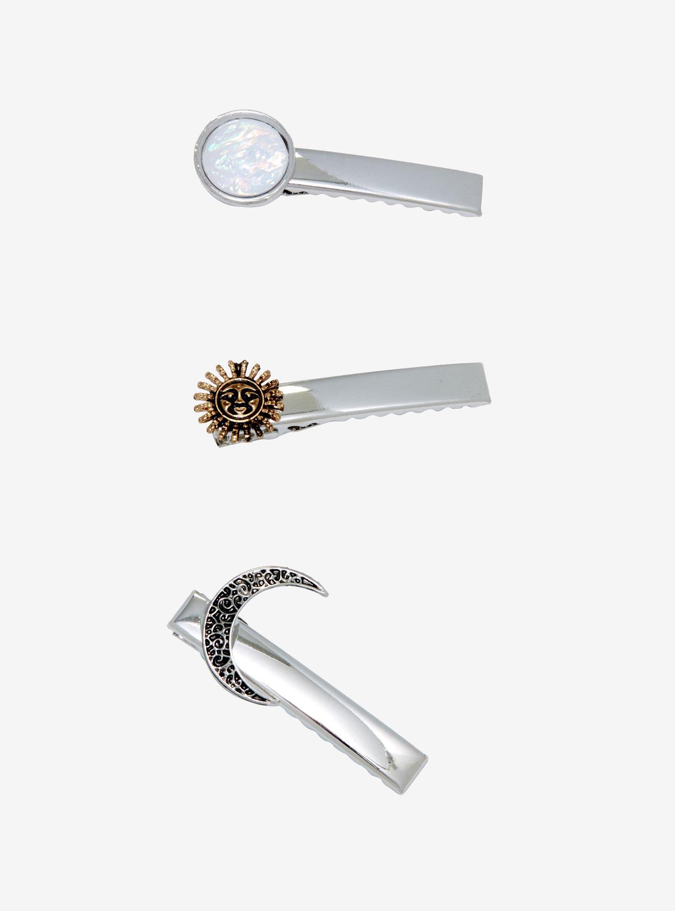 Sun & Moon Hair Clip Set, , hi-res