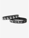 Goth Girls Club Rubber Bracelet Set, , hi-res