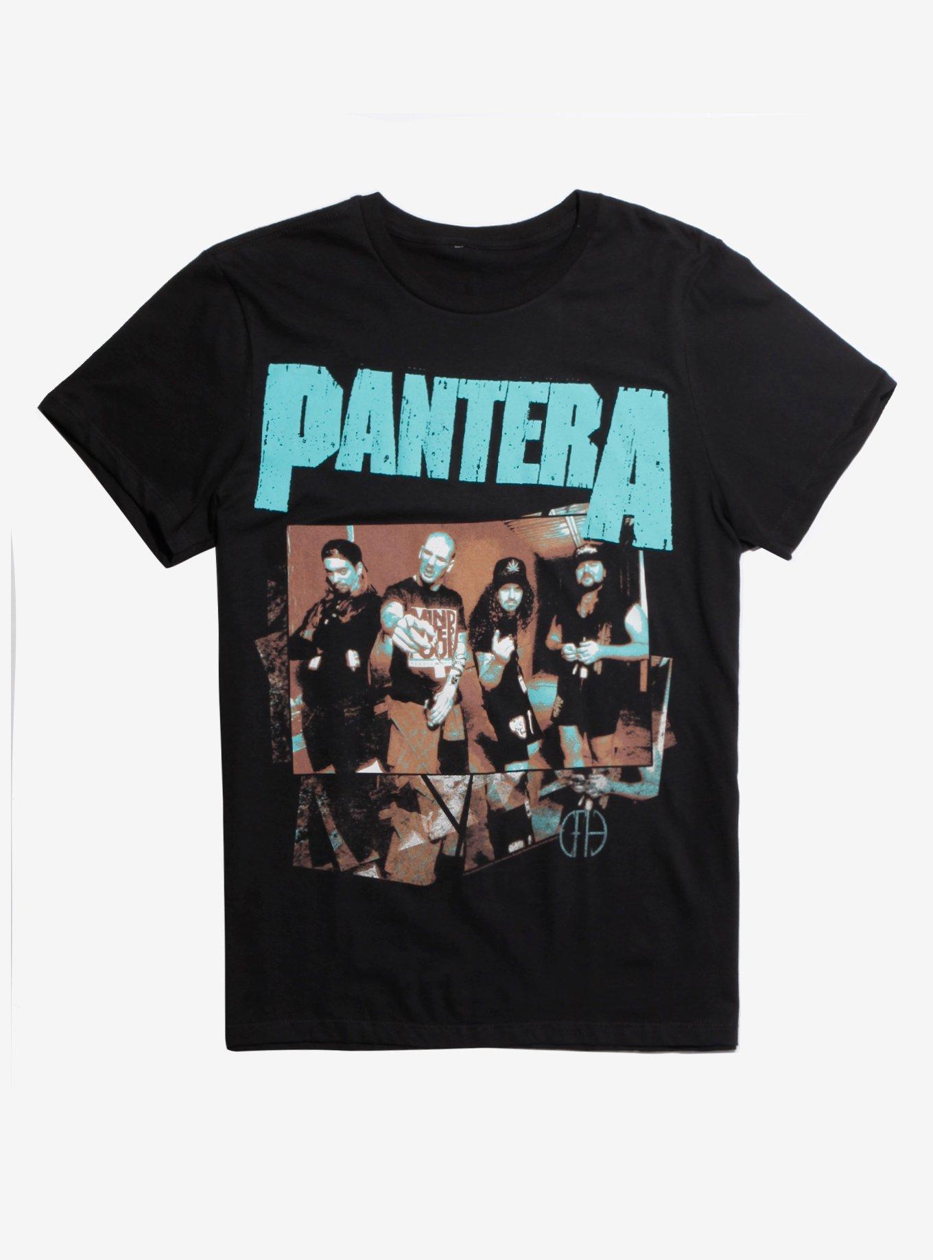 Pantera Band Photo T-Shirt, BLACK, hi-res