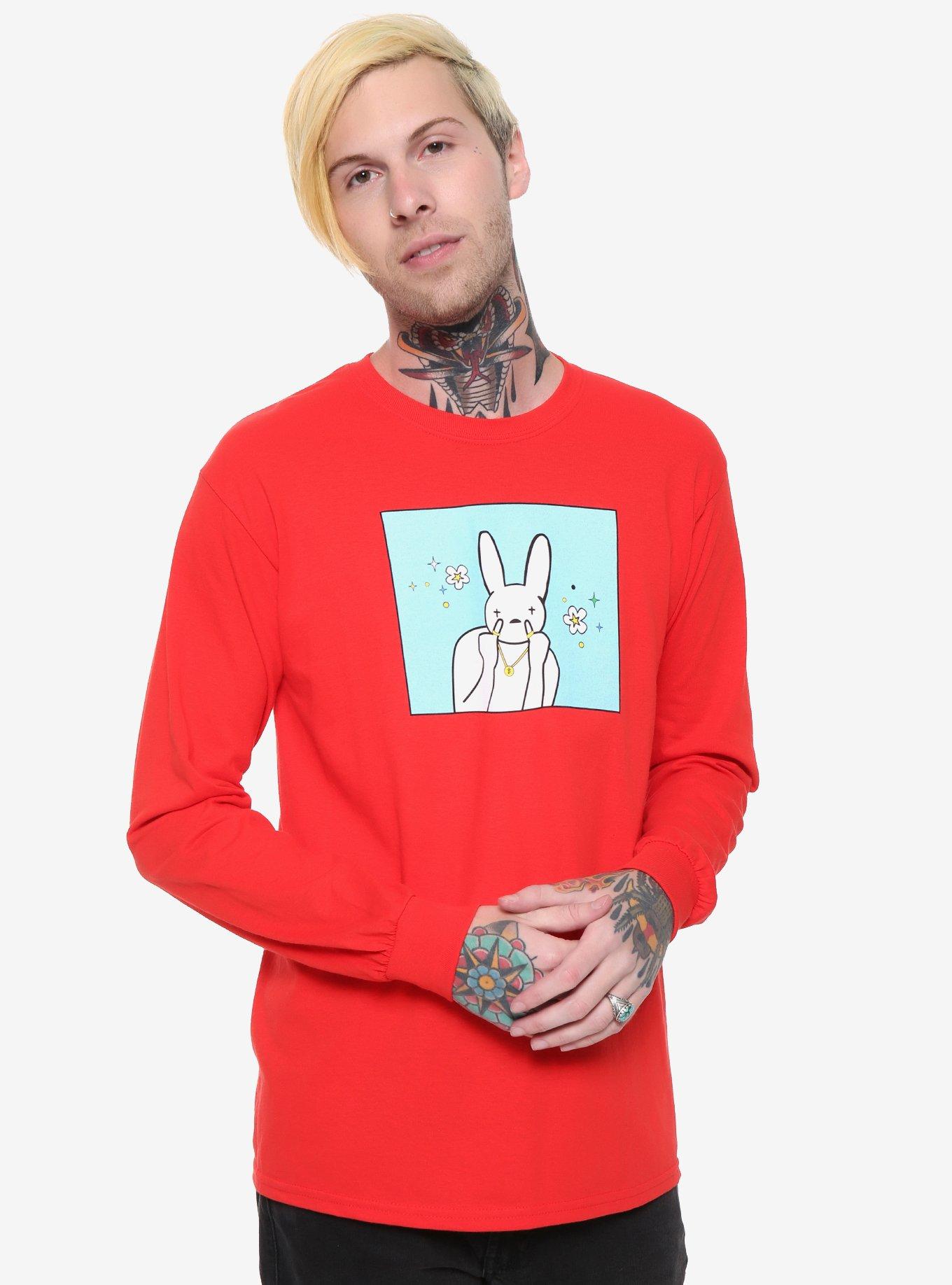 Bad Bunny Red Baseball Jersey - T-shirts Low Price