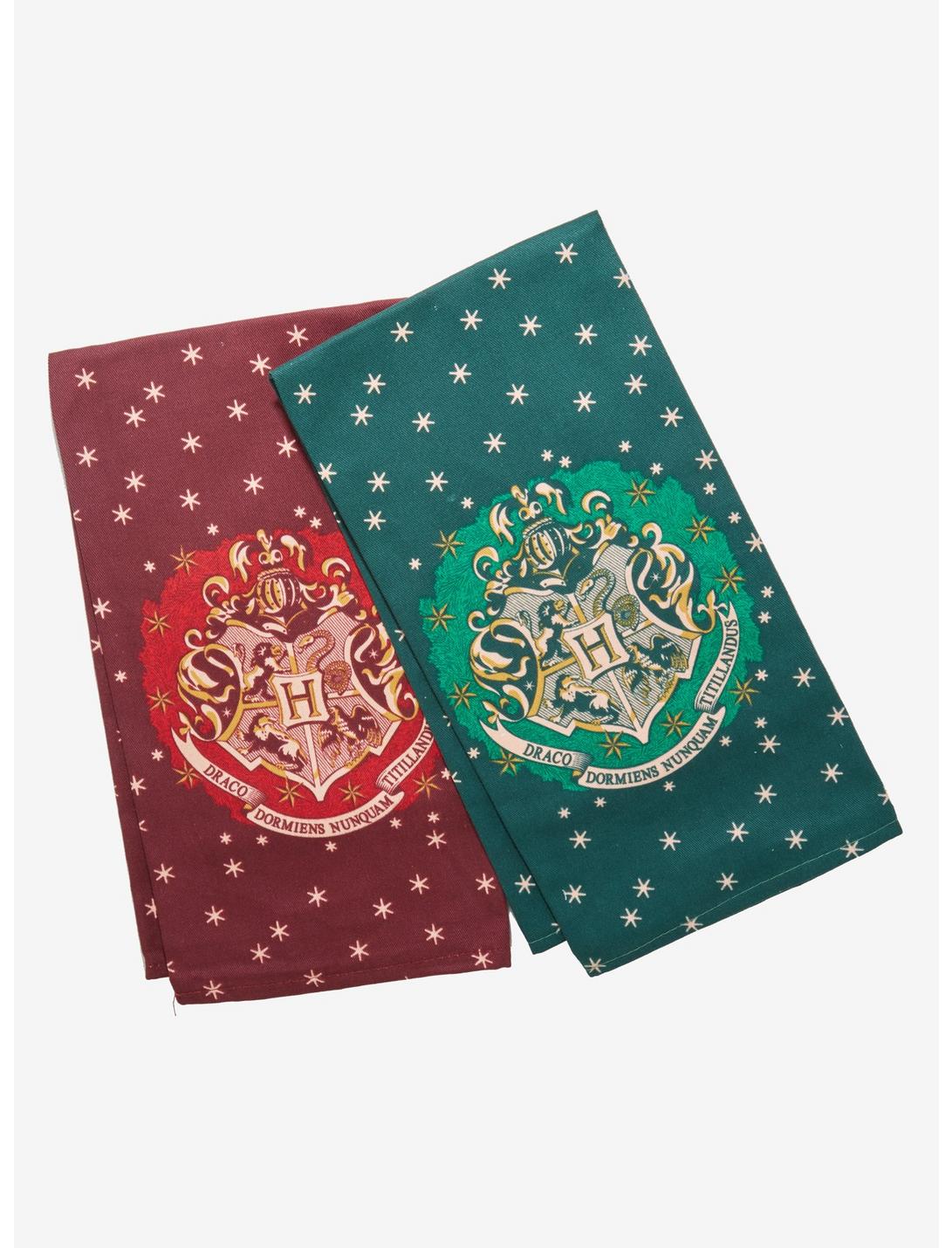Harry Potter Hogwarts Crest Dish Towel Set, , hi-res