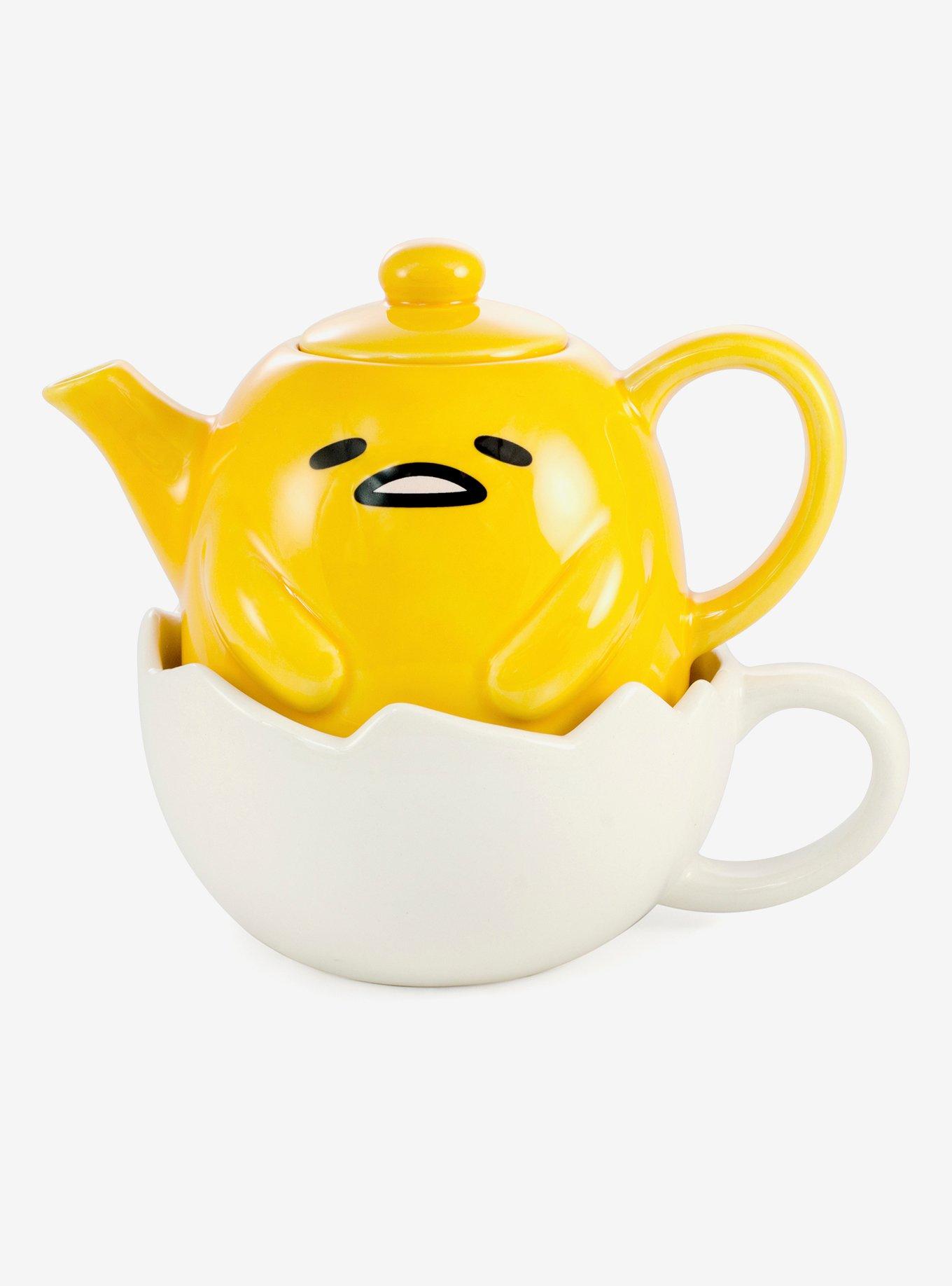 Anime Sanrio Hello Kitty Ceramic Teacup Teapot Saucer Creative