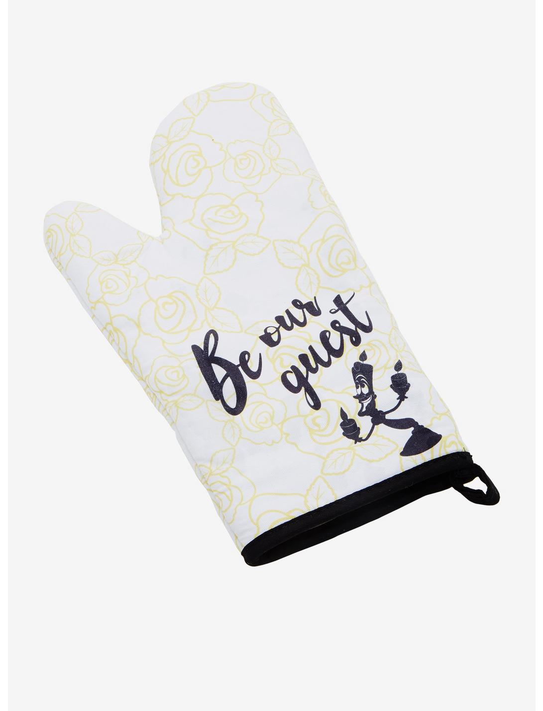Disney Beauty And The Beast Be Our Guest Oven Mitt, , hi-res