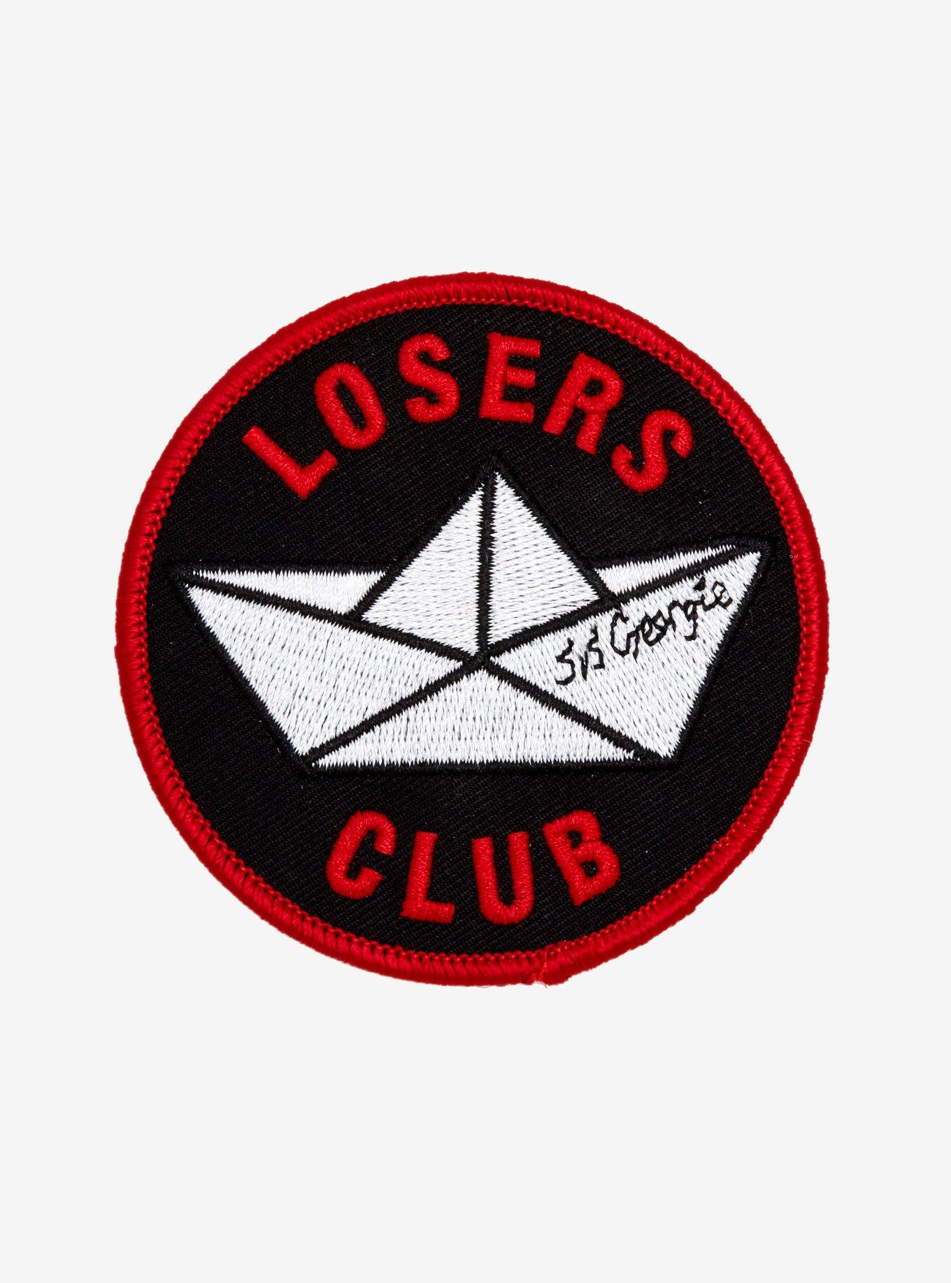IT Pennywise Losers Club S.S. Georgie Paper Boat Patch, , hi-res