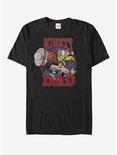 Marvel Father's Day Thor Mighty Dad Hammer T-Shirt, BLACK, hi-res