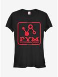 Marvel Ant-Man And The Wasp Pym Technologies Girls T-Shirt, BLACK, hi-res