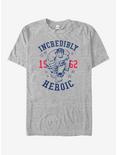 Marvel 4th of July Hulk Incredibly Heroic 1962 T-Shirt, ATH HTR, hi-res