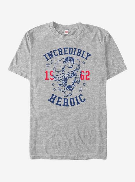 Marvel 4th of July Hulk Incredibly Heroic 1962 T-Shirt - BLACK | Hot Topic