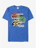 Marvel Father's Day Avengers Dad Qualities T-Shirt, ROY HTR, hi-res