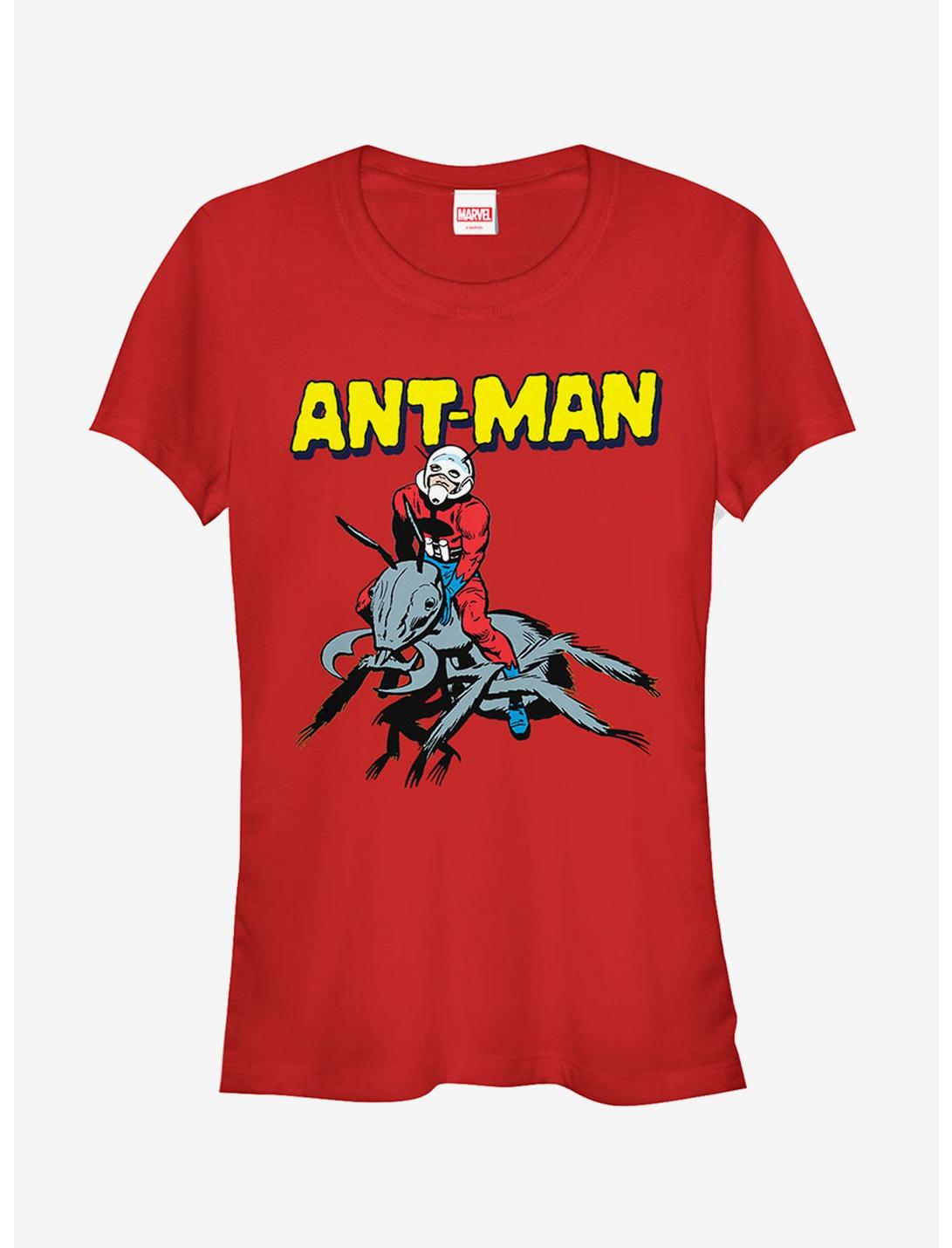 Marvel Ant-Man Vintage Ant Rider Girls T-Shirt, RED, hi-res