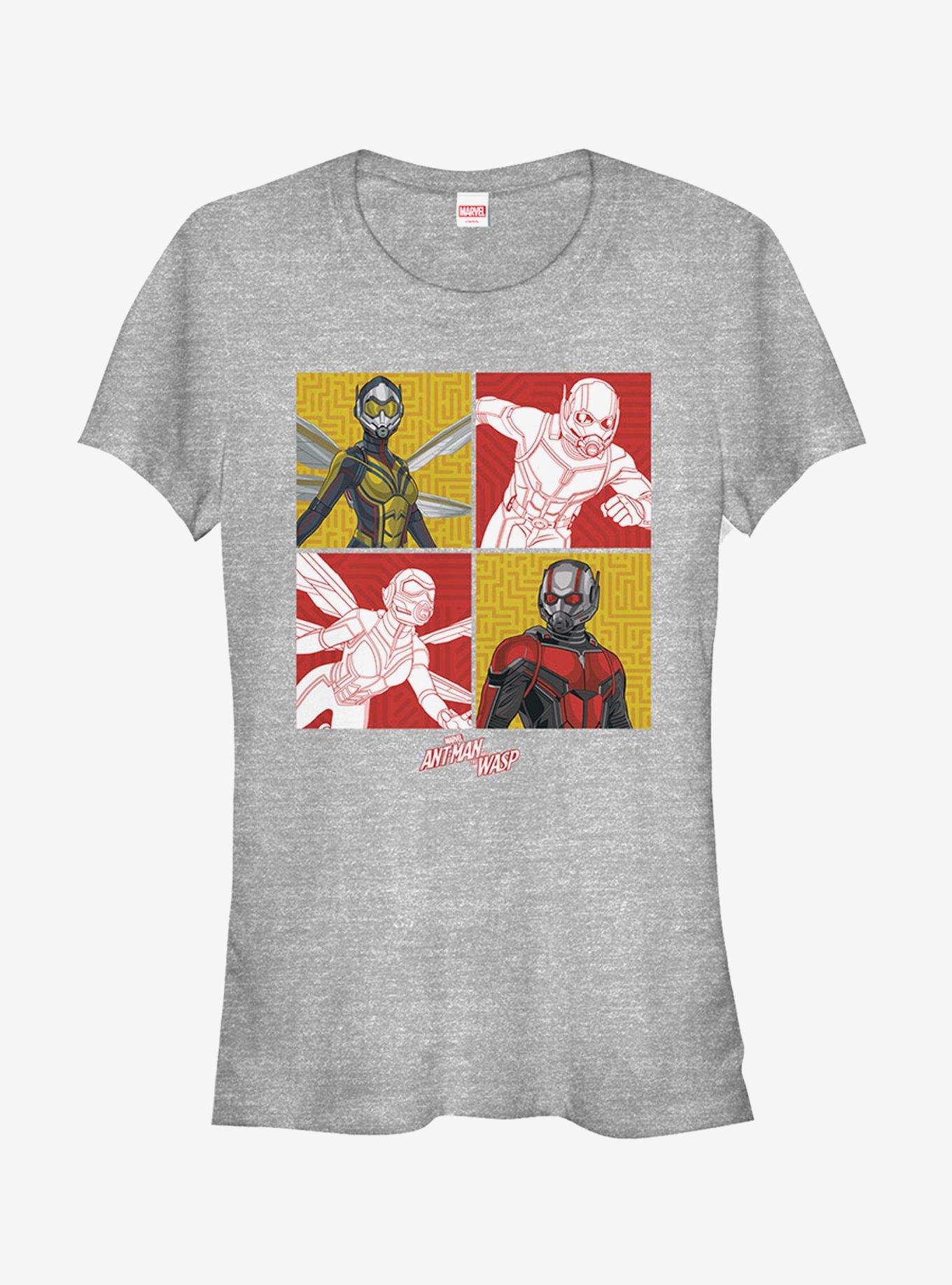 Marvel Ant-Man And The Wasp Character Panels Girls T-Shirt, ATH HTR, hi-res