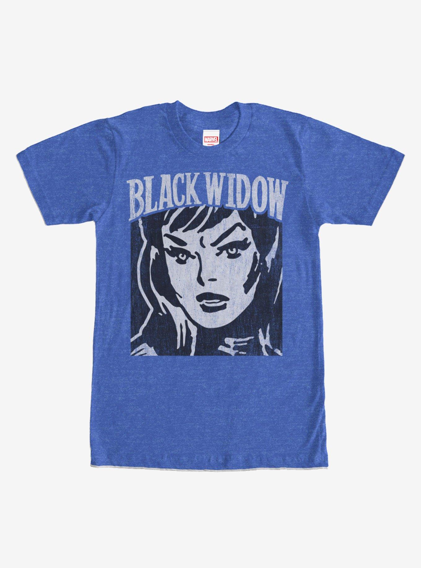 Marvel Black Widow Portrait T-Shirt, ROY HTR, hi-res