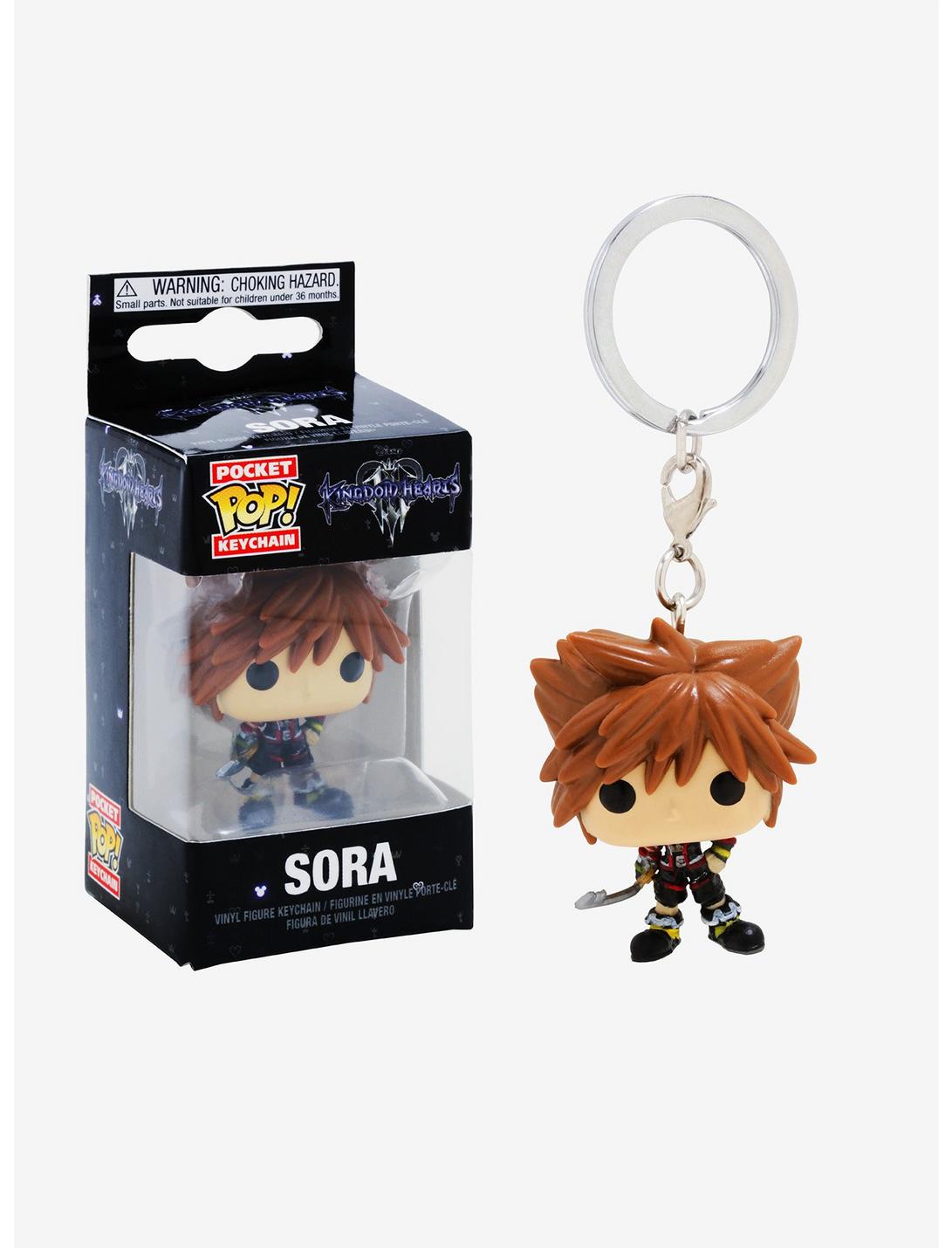 Funko Pocket Pop! Disney Kingdom Hearts III Sora Vinyl Key Chain, , hi-res