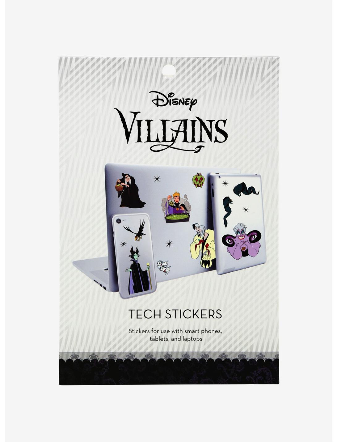 Disney Villains Tech Stickers - BoxLunch Exclusive, , hi-res
