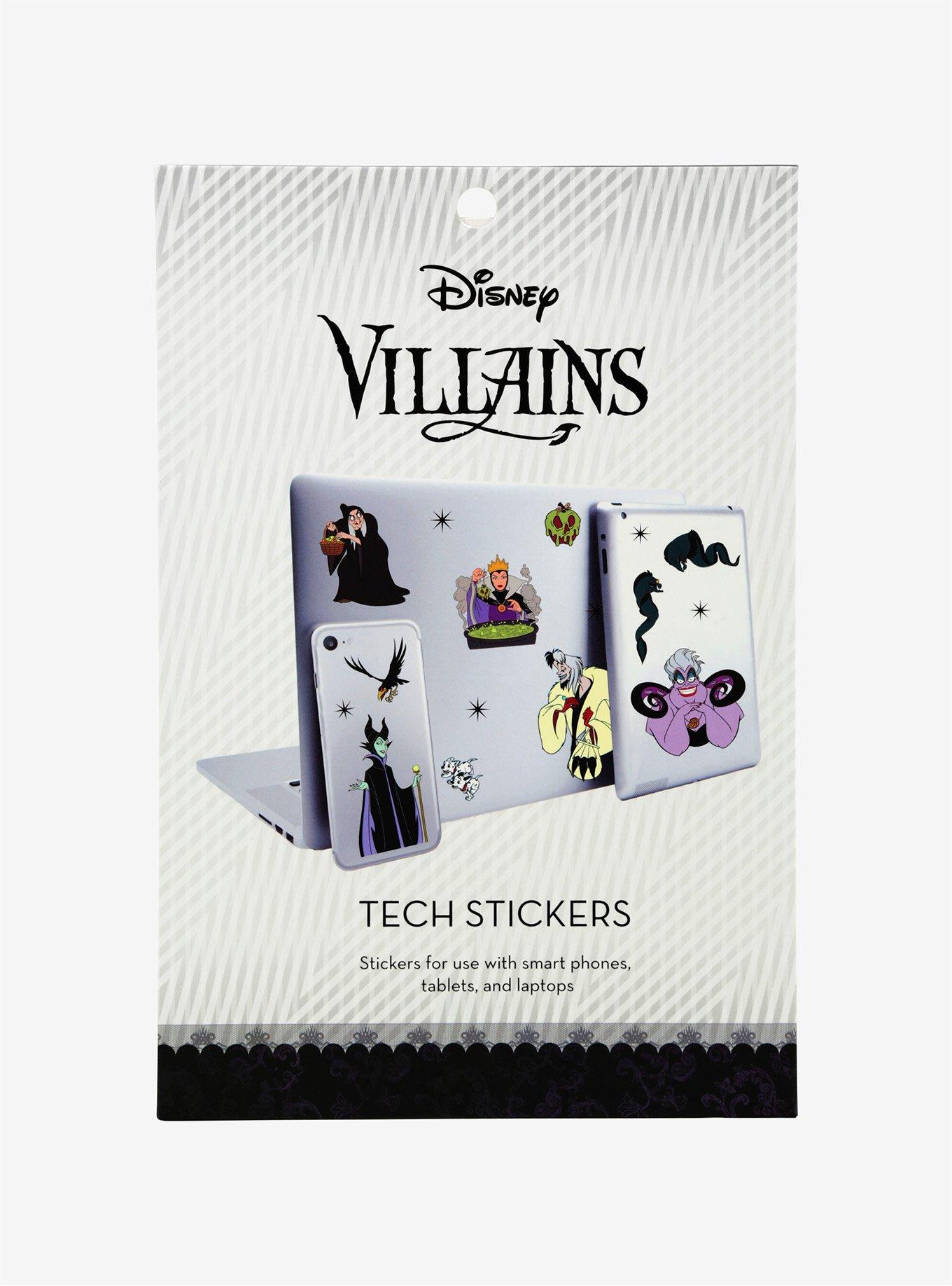 Disney Villains Tech Stickers - BoxLunch Exclusive, , hi-res