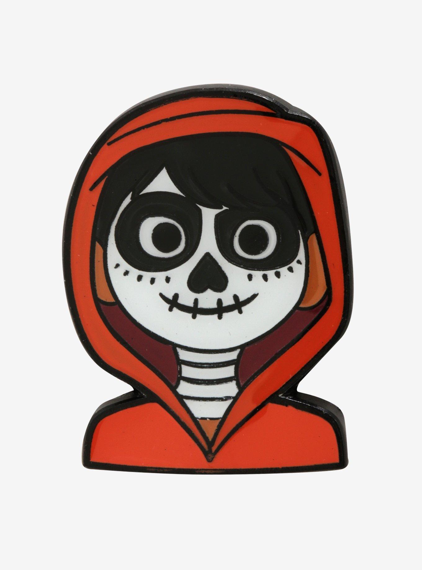 Disney Pixar Coco Miguel Skull Enamel Pin - BoxLunch Exclusive, , hi-res