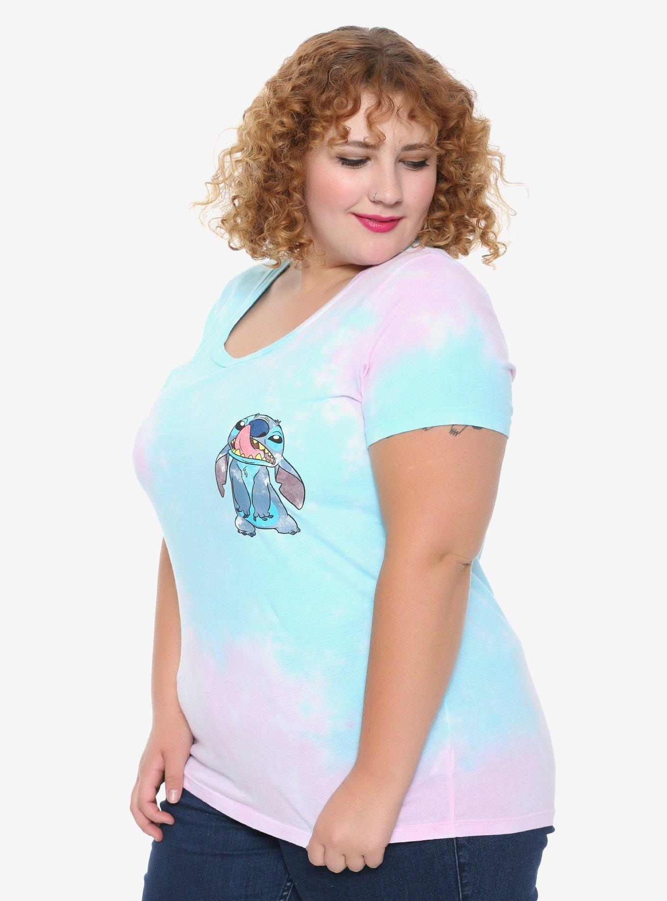 Disney Lilo & Stitch Lick Tie Dye Girls T-Shirt Plus Size, TIE DYE, hi-res