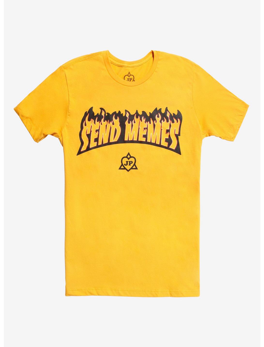 Jessie Paege Send Memes T-Shirt Hot Topic Exclusive, YELLOW, hi-res