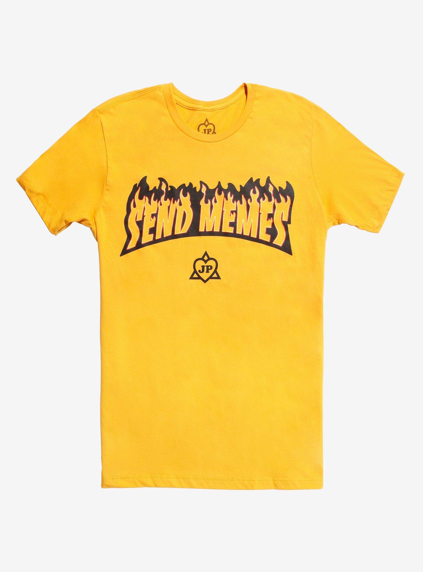 Jessie Paege Send Memes T-Shirt Hot Topic Exclusive, YELLOW, hi-res