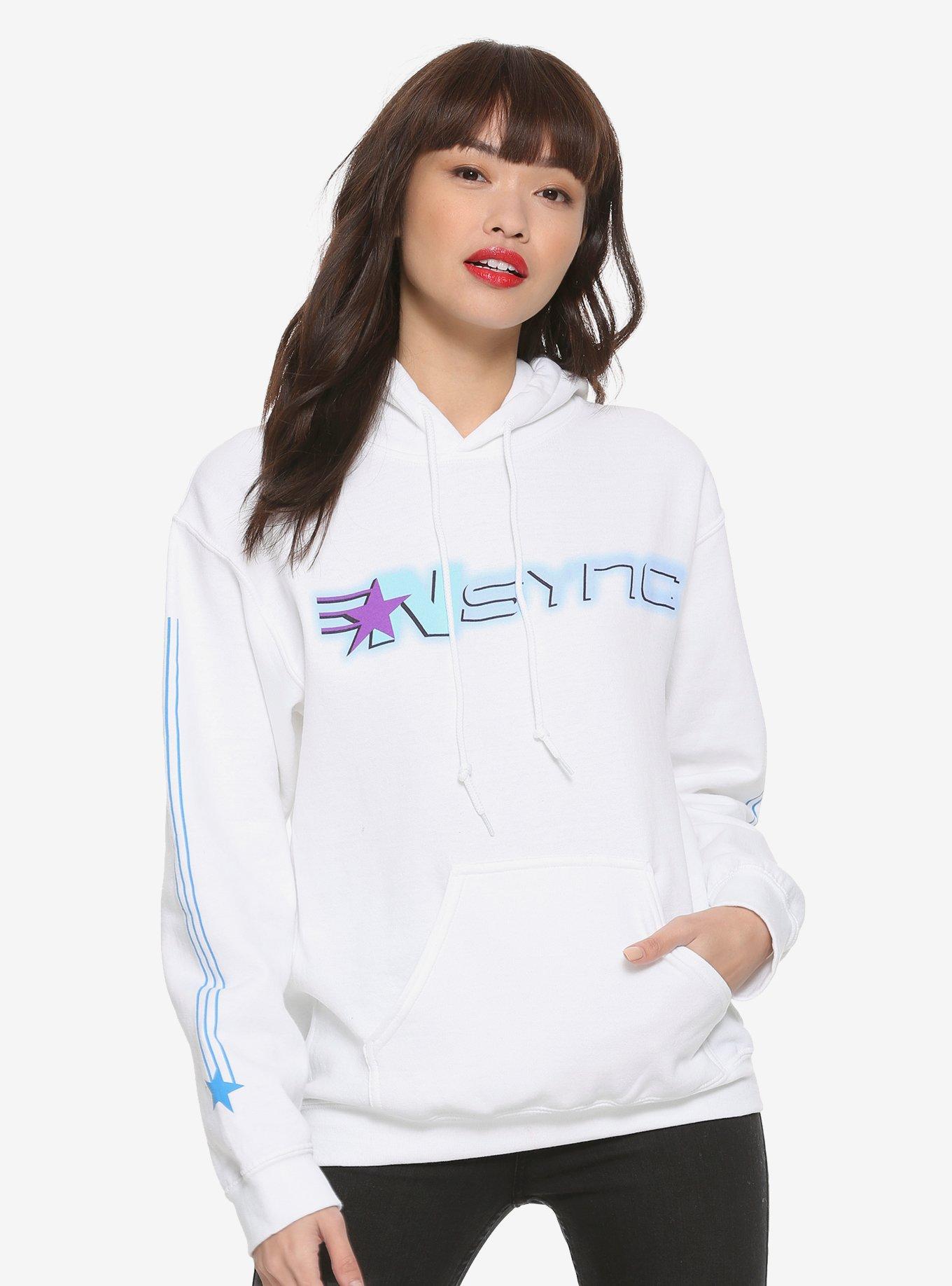 *NSYNC No Strings Tour Girls Hoodie, WHITE, hi-res