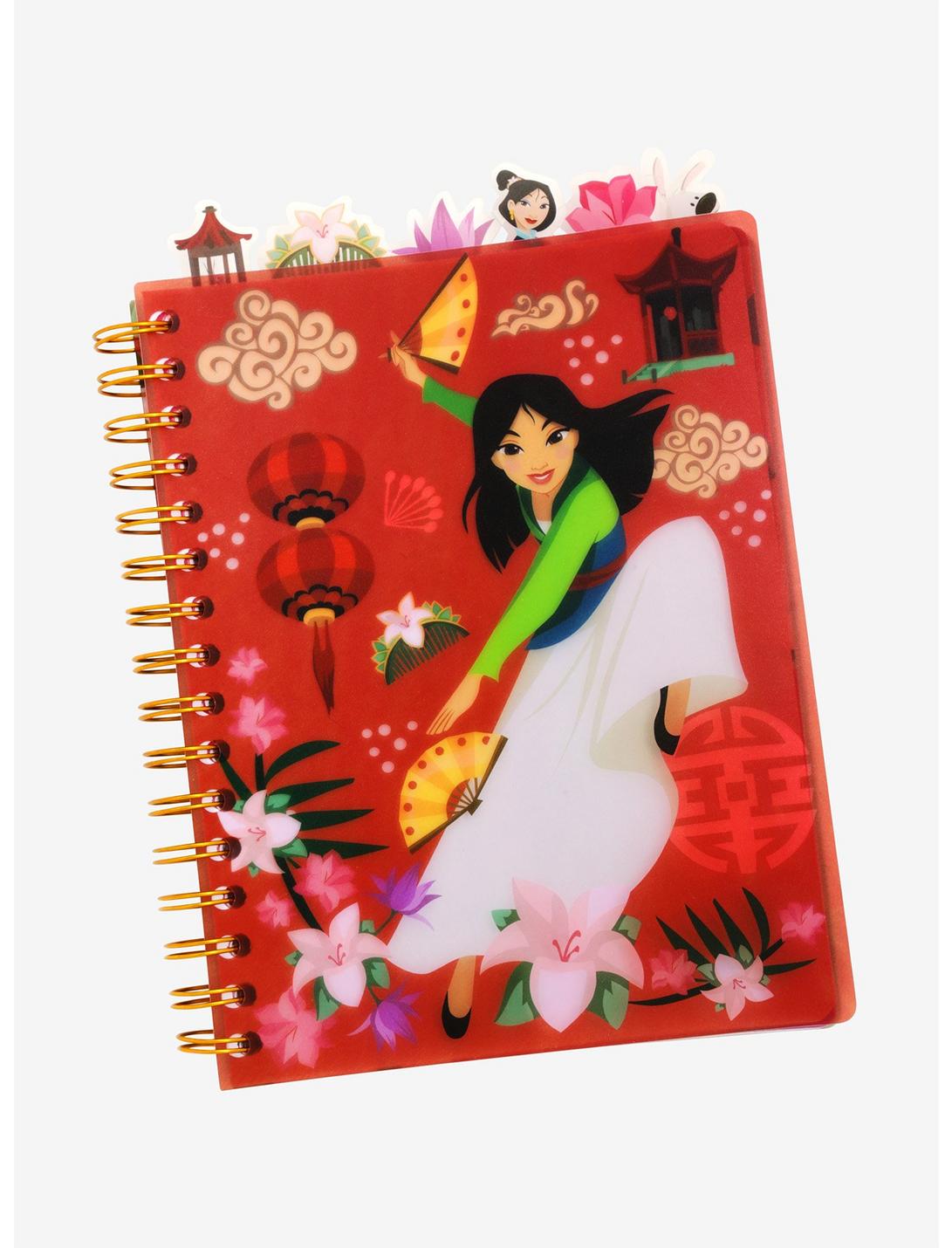 Disney Mulan Journal With Tabs - BoxLunch Exclusive, , hi-res