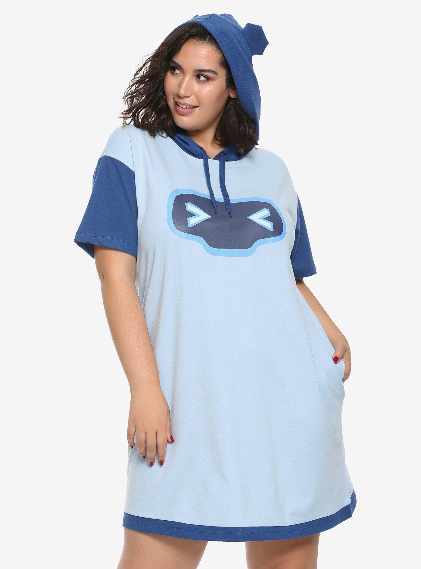Overwatch Mei & Snowball Hoodie Dress Plus Size, MULTI, hi-res