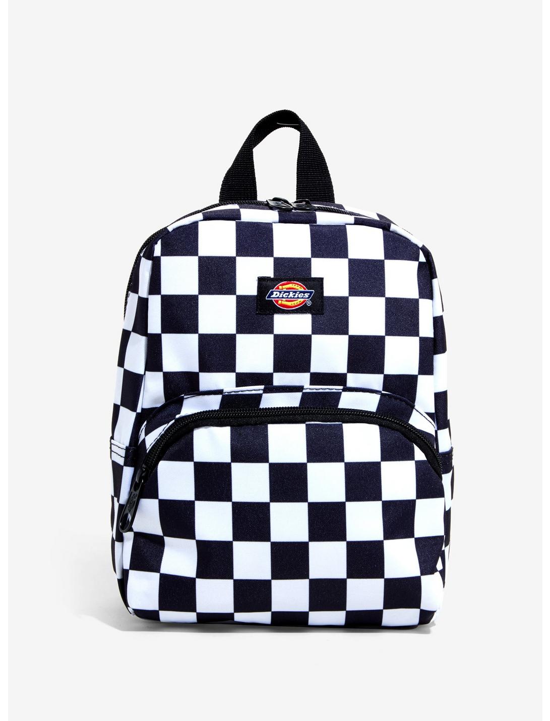 Dickies Black & White Checkered Mini Backpack, , hi-res