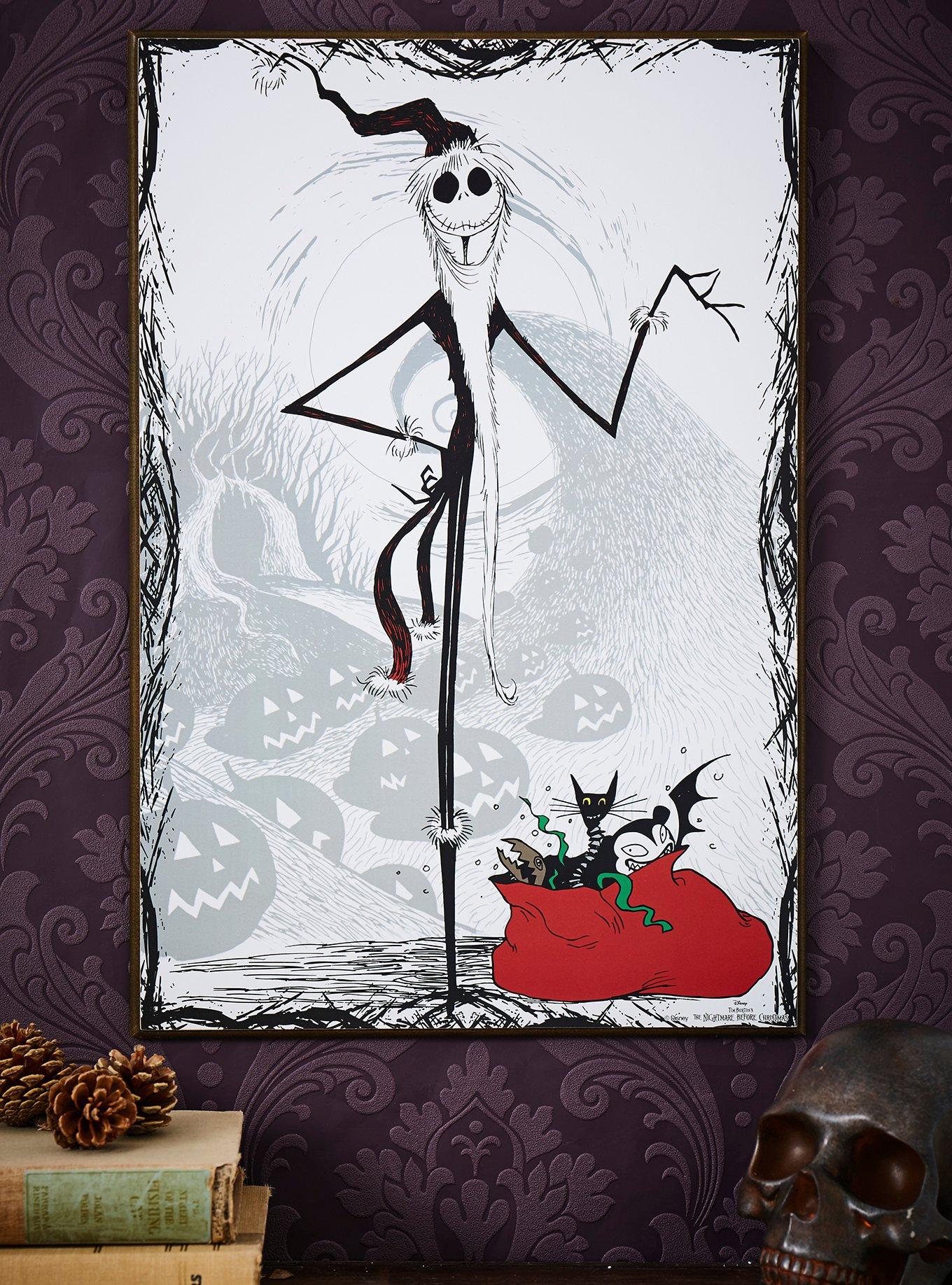 nightmare before christmas jack skellington santa