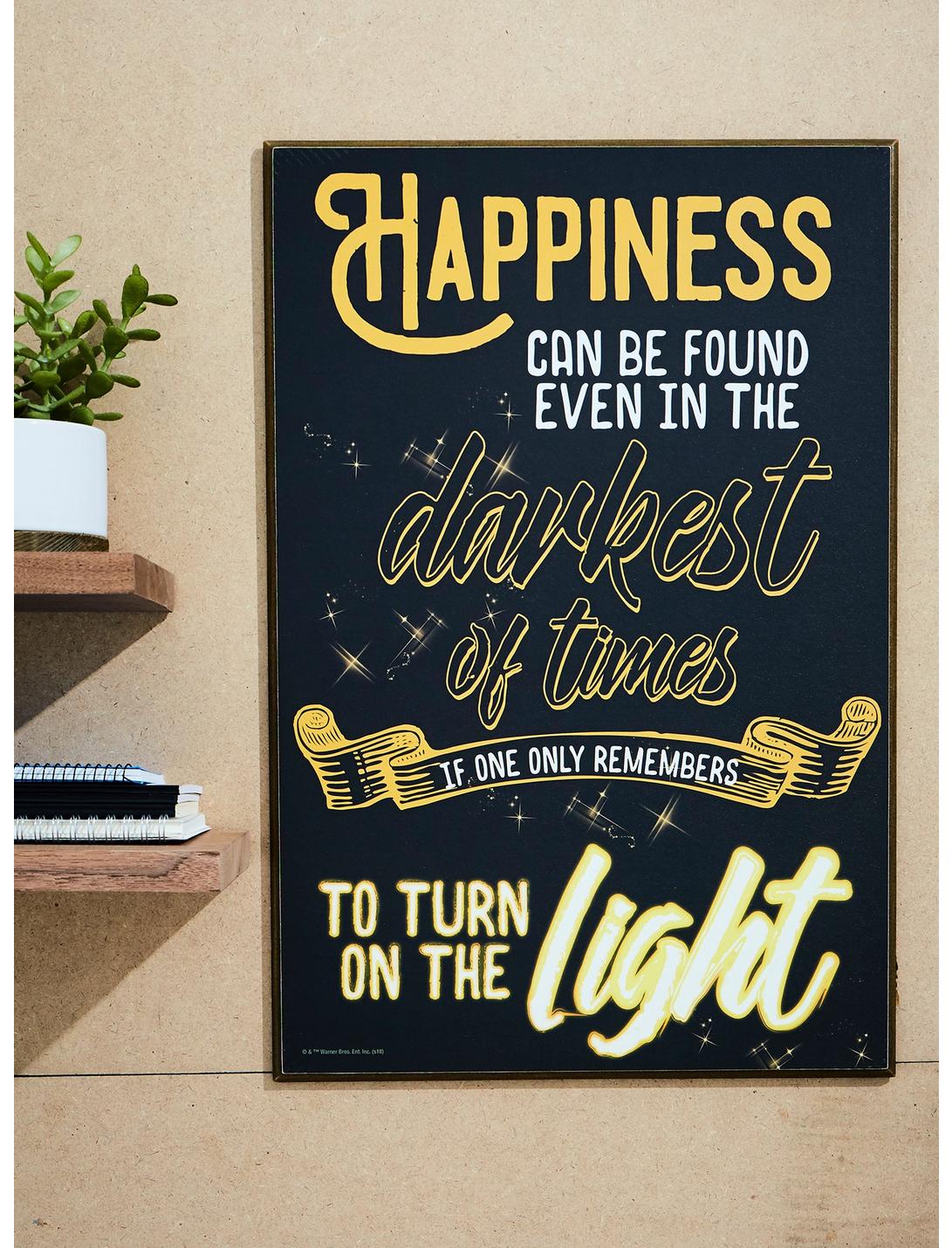 Harry Potter Happiness Wood Poster, , hi-res