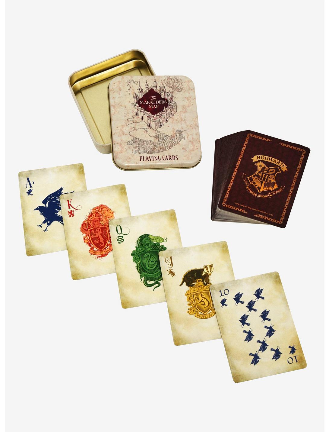 Harry Potter Marauder's Map Playing Cards Tin - BoxLunch Exclusive, , hi-res