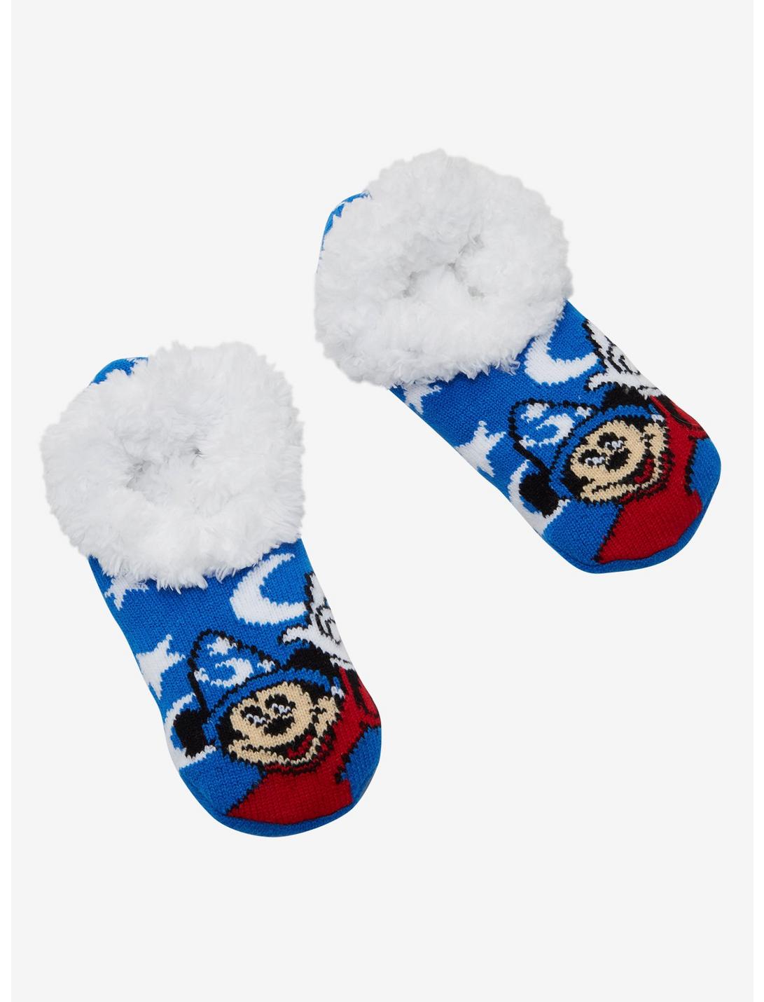 Disney Fantasia Sorcerer Mickey Cozy Slippers - BoxLunch Exclusive ...